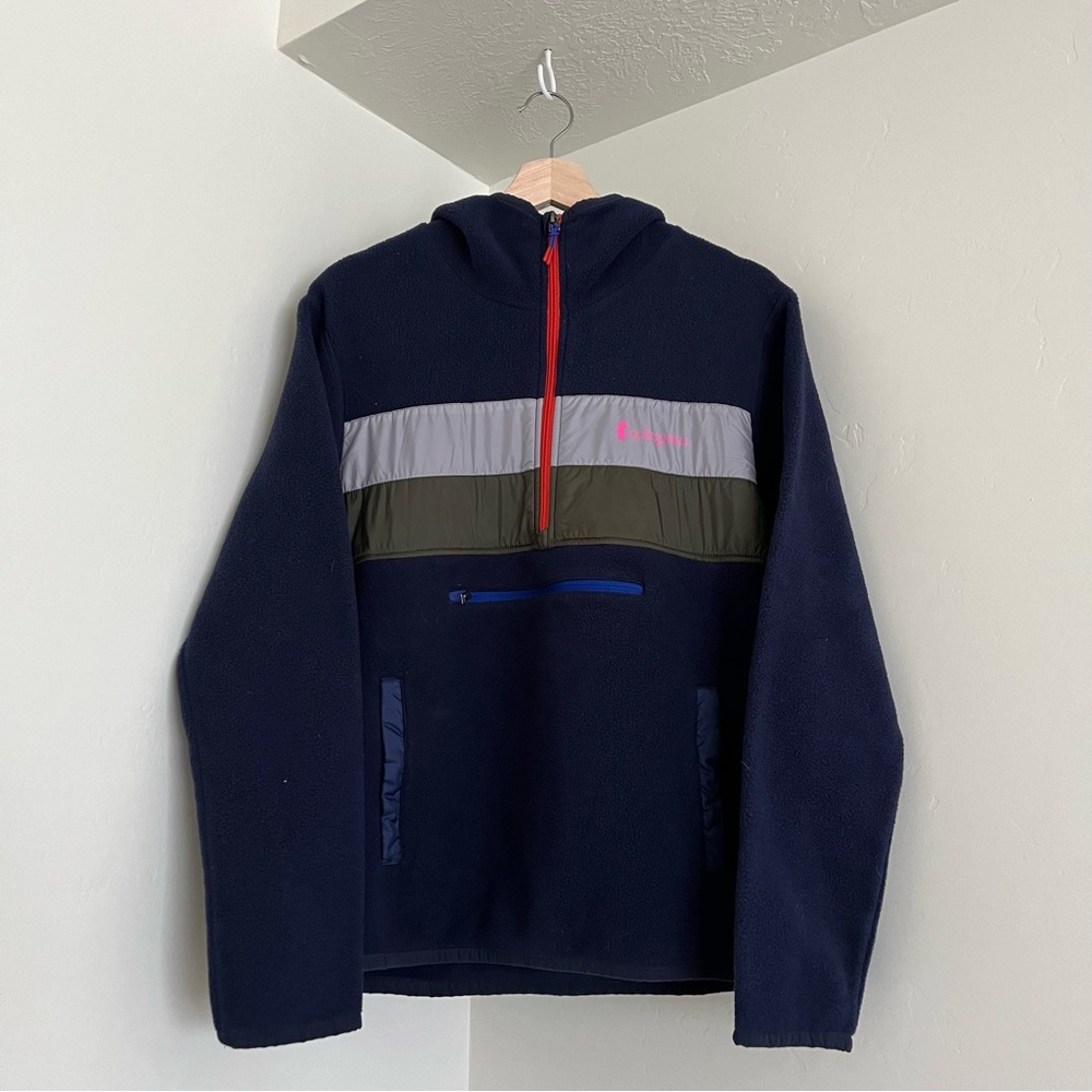 XL Cotopaxi Teca Fleece Hooded Half-Zip Pullover in Star Gazing colorway